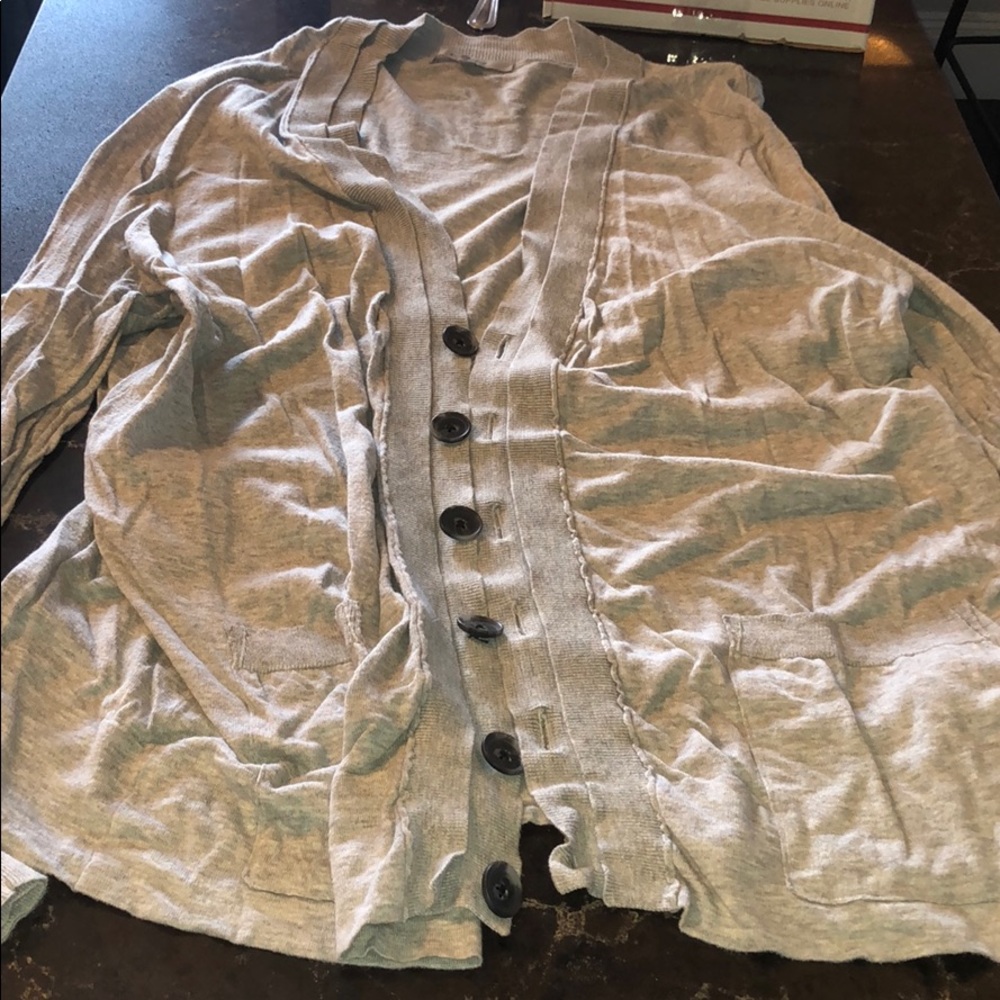 7 for all Mankind lightweight cotton cardigan